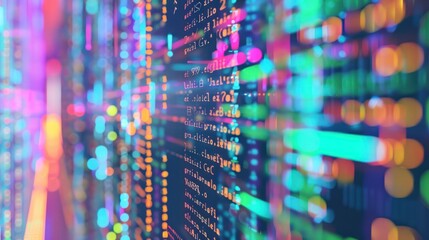 abstract code background