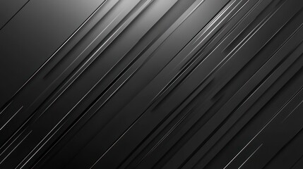 Abstract Black and Silver Diagonal Lines