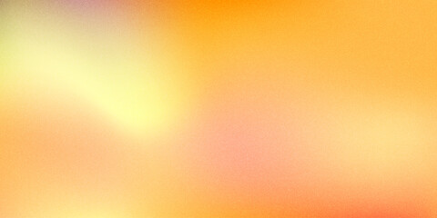 Poster - Orange gradient background, abstract peach orange grain gradation texture, vector yellow noise texture blur abstract background