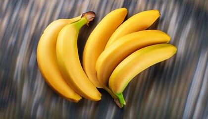 Wall Mural - A bunch of ripe bananas