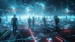 © Justlight - A team of players coordinating their movements flawlessly in a fastpaced multiplayer game thanks to a lagfree experience.