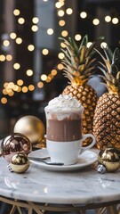 hot chocolate at Christmas