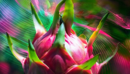 Canvas Print - Close-up of a dragon fruit