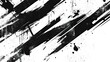 © Zie - Black and White Abstract Art with Diagonal Strokes