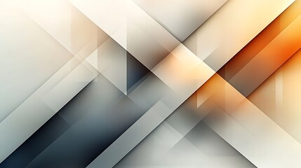 Abstract geometric background with intersecting lines in shades of gray, white, and orange.