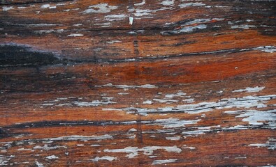 Wall Mural - photo of beautiful brown wood grain, looks old