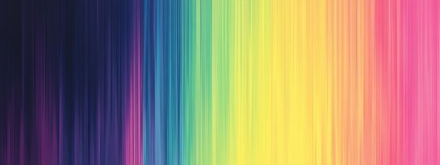Poster - Bright Multicolored Gradient Background with Vertical Glowing Lines and Blur : Generative AI