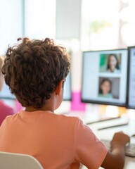 Poster - Engaged Students in a Virtual Classroom on a Video Call for Collaborative Learning