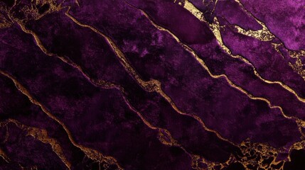 Purple and gold marble style illustration, luxury style, is a background designed for use in design, advertising, presentation.