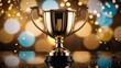 © Mike Stock - Golden trophy, celebrating financial incentives, award recognition, success achievement