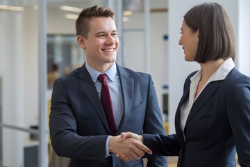 business meeting businesswoman woman office portrait job career happy businessman teamwork colleague businessperson startup creative student education project