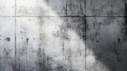 Wall Mural - Stylish wall texture design with a light grey concrete finish