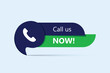 © stockerusha - vector call us now contact service icon template