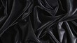 © NFTNexus - Lush black velvet drapery texture with a rich luxurious appearance