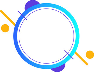 Wall Mural - Modern Circle Banner