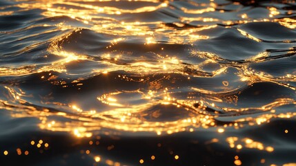 Aufkleber - Caustic fluid emits a soft glow with shimmering reflections on its surface