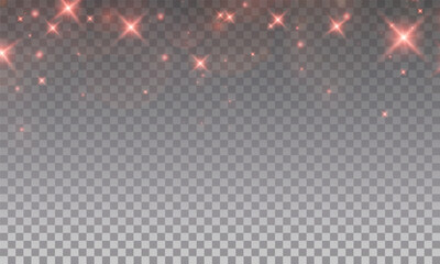 Wall Mural - christmas dust glowing bokeh confetti light and glitter texture overlay for your design. festive spa