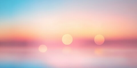 Wall Mural - Soft Abstract Background with Light and Bokeh Effects