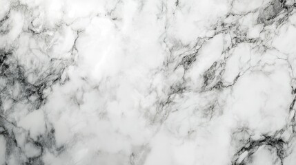 Aufkleber - Elegant gray and white marble texture on a clean white background