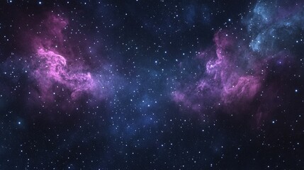 Wall Mural - Stunning Night Sky Filled with Stars and Cosmic Clouds Astronomical Background