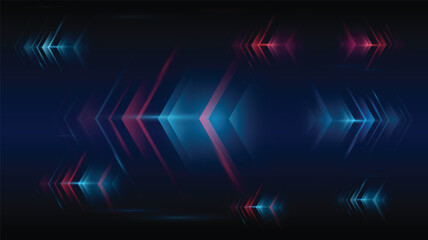 Wall Mural - abstract background technology high speed racing for sports of long exposure light on black backgrou