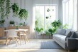 © Montaha Hossain - Modern Home with Lush Plants