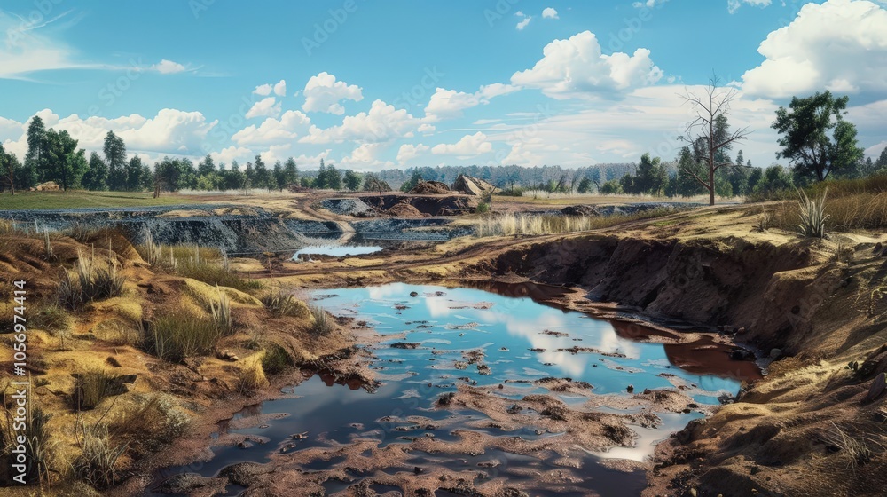 Showcase the environmental impact of mining activities with immersive ...