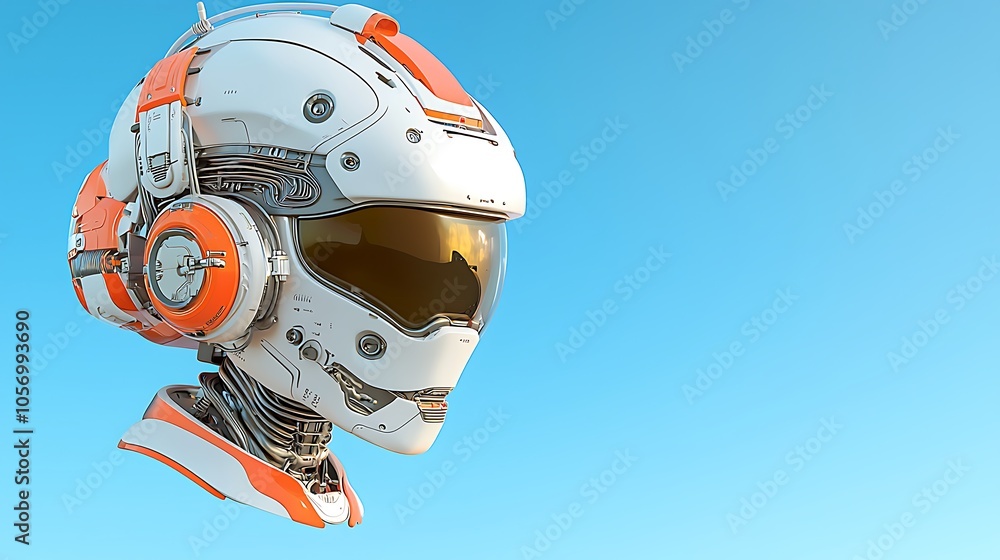 Futuristic space helmet design a glimpse into advanced technology and ...