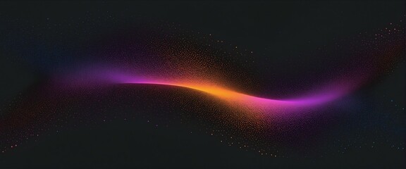 Wall Mural - Dynamic Vibrant Gradient Poster with Glow and Texture on Dark Background