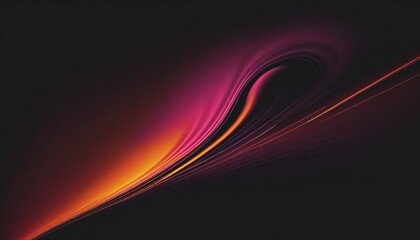 Wall Mural - dynamic vibrant gradient background with grainy texture in orange, magenta, and black - abstract web