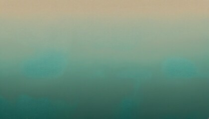 Wall Mural - elegant teal to beige gradient with grainy texture for contemporary background design