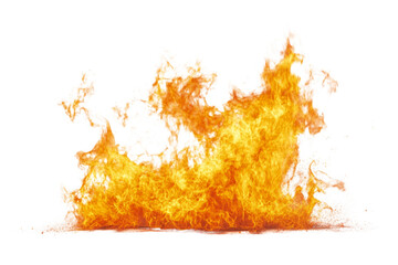 Aufkleber - Vibrant flames rising dynamically, showcasing intense colors and movement on a black background.