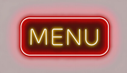 image of Neon menu button icon , Glowing neon line Restaurant cafe menu icon isolated isolated with white shades, png