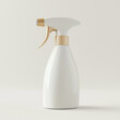 © ekampos - A white and gold spray bottle mockup