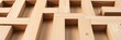 © vilavanh - A wooden ladder and plank strategically placed to help someone cheat their way through a maze, trick, wooden