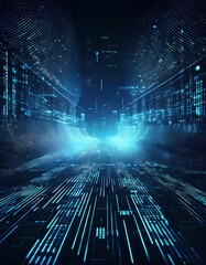 programing code of a digital development; programming and coding technologies, cyber business, internet network technology