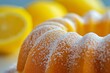 © YURY YUTY - Lemon cake dusted with powdered sugar, showcasing its fluffy and moist texture.