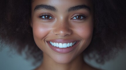 A woman with brown hair and a smile