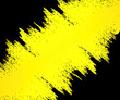 © DeFiveStock - Black paints on a yellow background texture