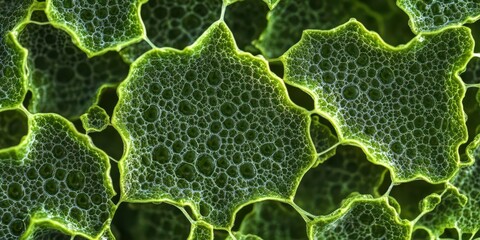 High-resolution photo of intricate plant growth symbolizing sustainable energy and environmental harmony.