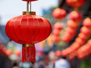 chinese lantern in china town