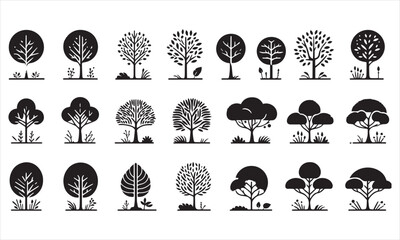 Wall Mural - minimalist black and white tree