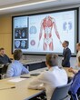 © TimosBlickfang - Medical Lecture on Human Anatomy with Projected Visuals, Perfect for Medical Education, Healthcare Training, Anatomy Lessons, Professional Development, Classroom Technology
