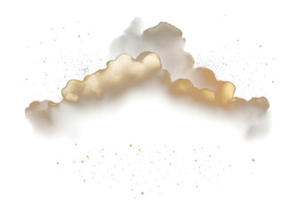 Wall Mural - png cloud shape sparkle light glitter astronomy nature night.