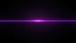 © Hardy - Horizontal purple glow line, minimalist and elegant, on black