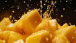 © ABX - Cut mango bursting with juice lively and fresh