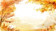 © 熙妍 杨 - Autumn and White Paper Background - a charming and seasonal visual. The combination of autumn elements on a white paper background creates a warm and nostalgic scene. It showcases the beauty of autumn