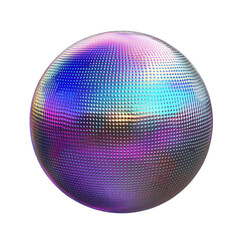 Poster - 3d hologram ball isolated transparent background