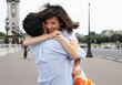 © Designpics - Couple Hugging, Paris, France
