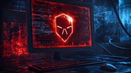 binary code on digital